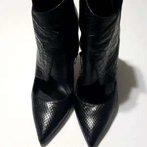 MAGRIT Leather High Heel Boots